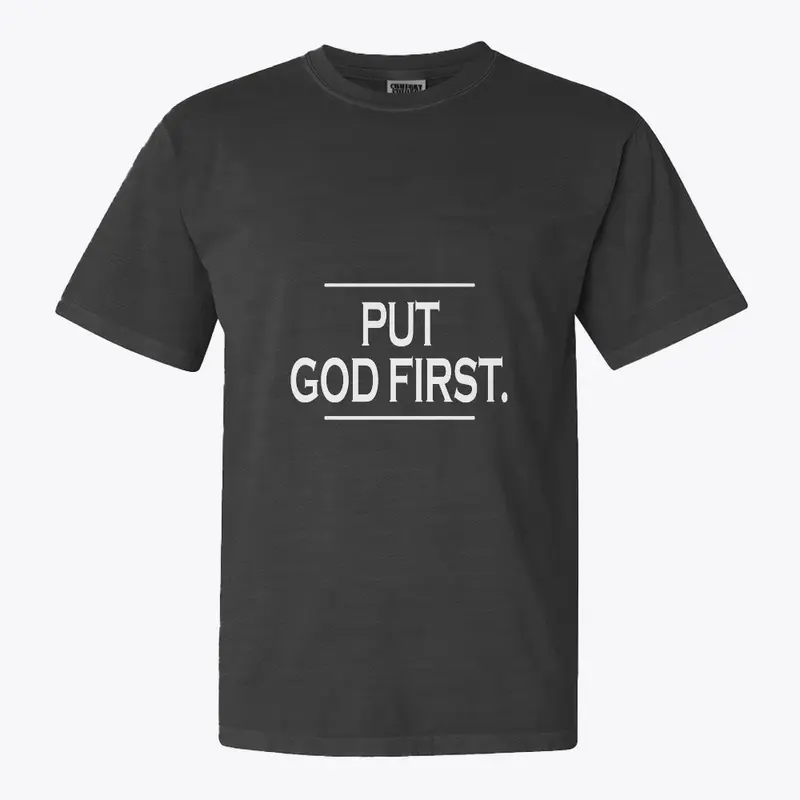 God first in everything 